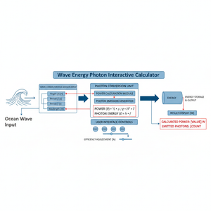 Wave Energy Photon Interactive Calculator Technical Diagram