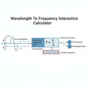 Wavelength To Frequency Interactive Calculator Technical Diagram