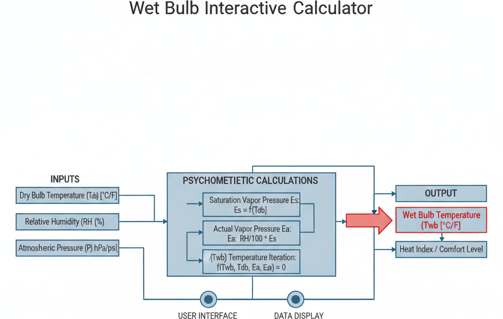 Wet Bulb Temperature Interactive Calculator | FIRGELLI