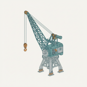 Wharf Crane diagram