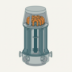 Wheeler Vertical Tube Boiler diagram
