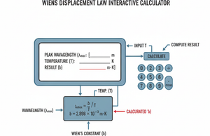 Wiens Displacement Law Interactive Calculator Technical Diagram
