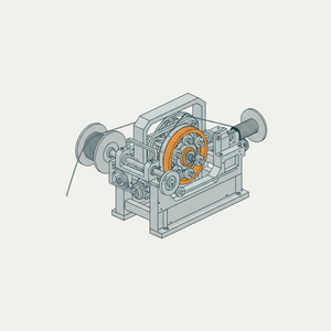 Wire-covering Machine diagram