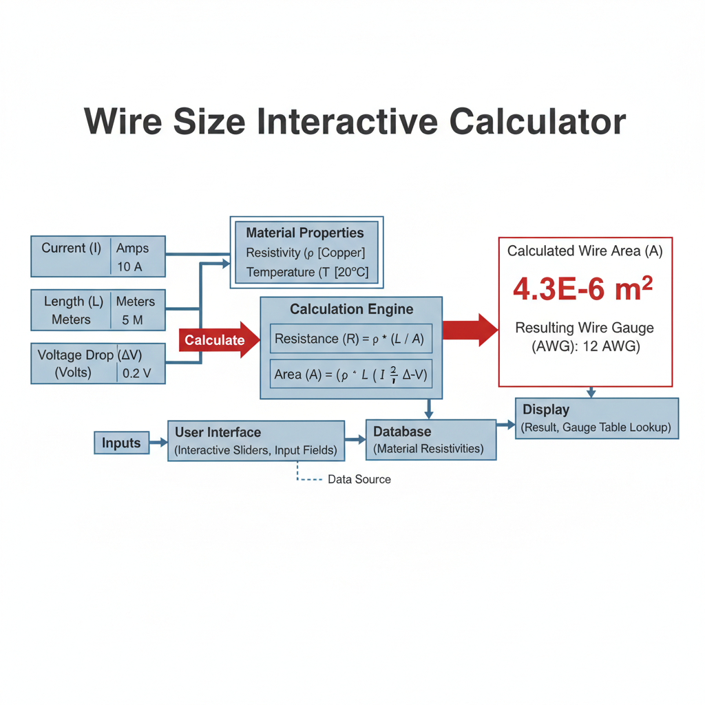 Wire Size Interactive Calculator | Electrical Gauge Tool ...