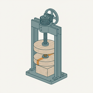 Wood Compression Carving Machine diagram