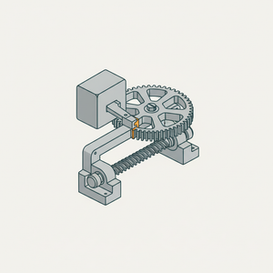 Worm-gear Jumping Motion with Weight diagram