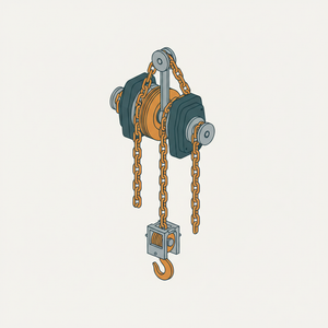 Yale-weston Differential Gear Hoist diagram