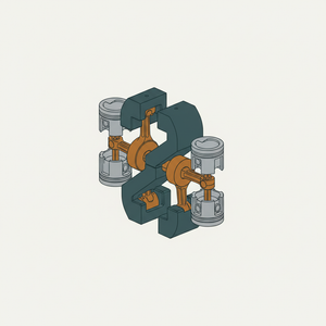 Z-crank Engine diagram