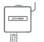 2 channel remote legend diagram