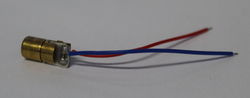 Tubo de diodo a laser de 3V / 5V 650nm / 5mw / od: 6mm