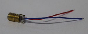 Tubo de diodo láser de 3V / 5V 650 nm / 5MW / OD: 6 mm