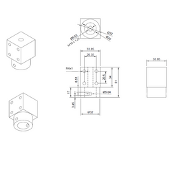 MB10 Rod-End Linear Actuator Mounting Bracket – Universal Fit for 20mm Rod Ends