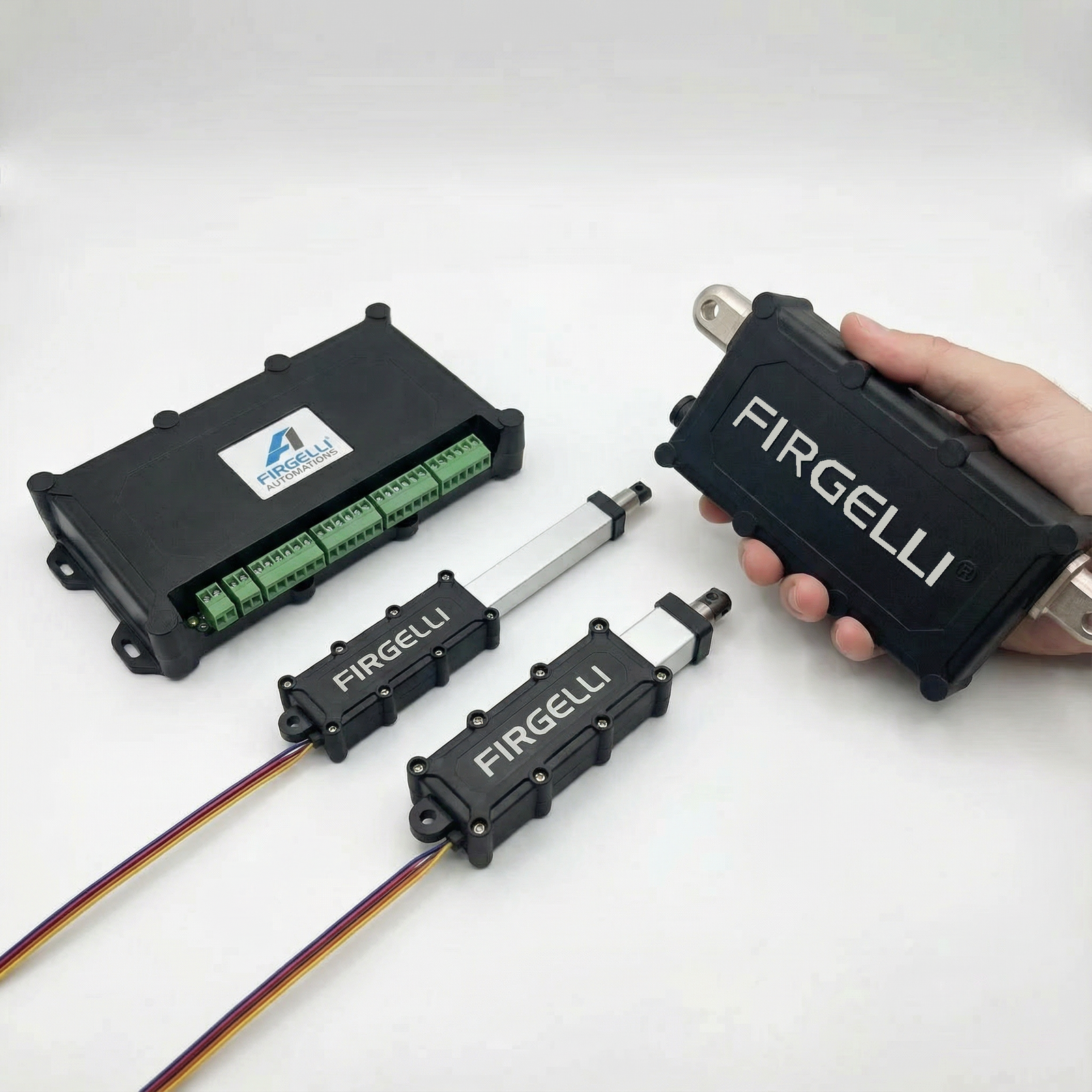 Scheda di controllo dell'attuatore con interfaccia sullo schermo LCD