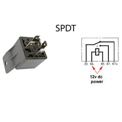 Relé SPDT SPDT de 12 voltios de doble polvo