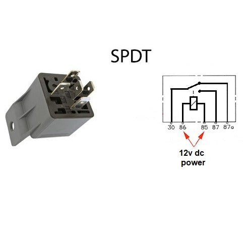 12 volt tek kutuplu çift atış röle SPDT Rölesi 20Amp Product Image