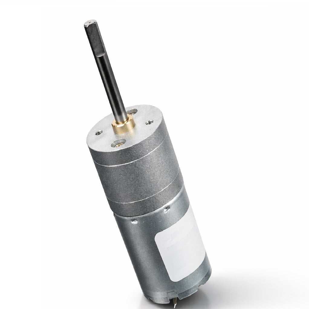 GM25 گیئر ڈی سی موٹر - 30.8+L * 25 * 25 ملی میٹر / 4 ملی میٹر آؤٹ پٹ شافٹ Product Image