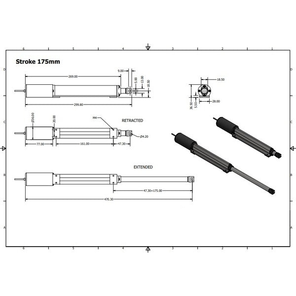 Silent Micro Linear Actuator Product Image