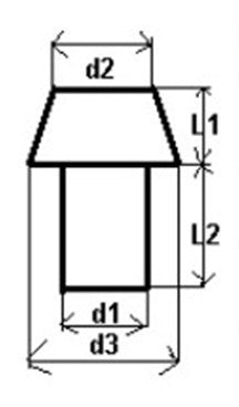 スルーホール LED 用クロムベゼルホルダー - 3mm Product Image