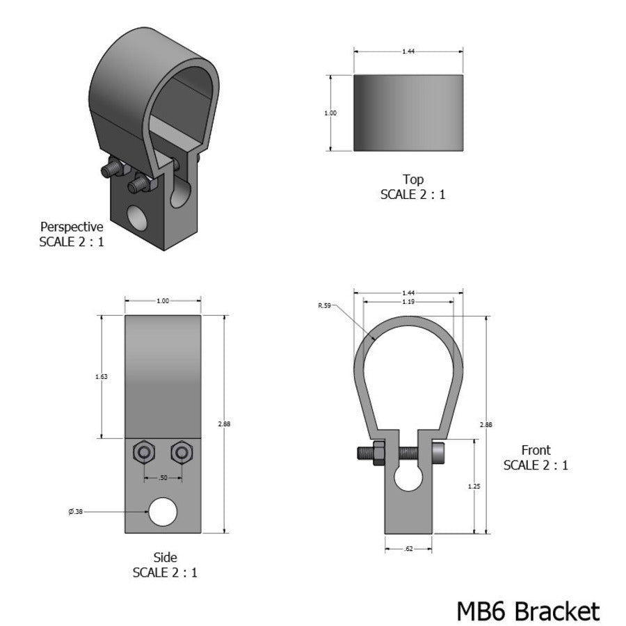 MB6 Body Bracket Product Image