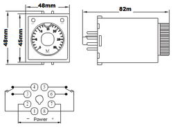 Timer Relay Wiring Diagram DPDT Relay
