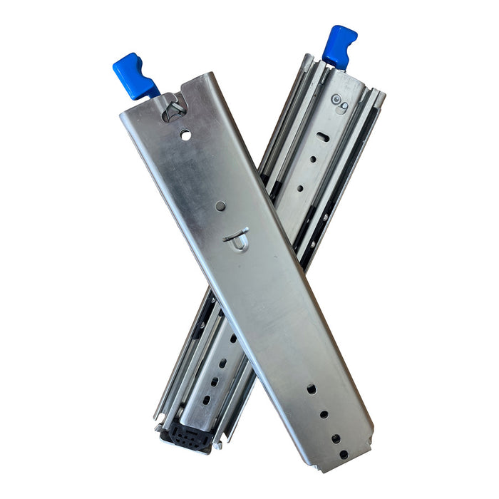 Sliding Rack Lock Heavy Duty Locking Drawer Slides | Lock-in & Lock-out