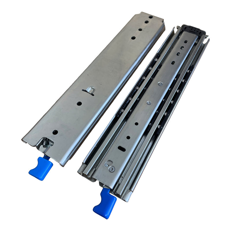Sliding Locking Rails Heavy Duty Locking Drawer Slides | Lock-in & Lock-out