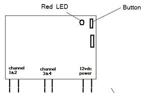 Sistema di controllo remoto a quattro canali - 4CH-RC Product Image