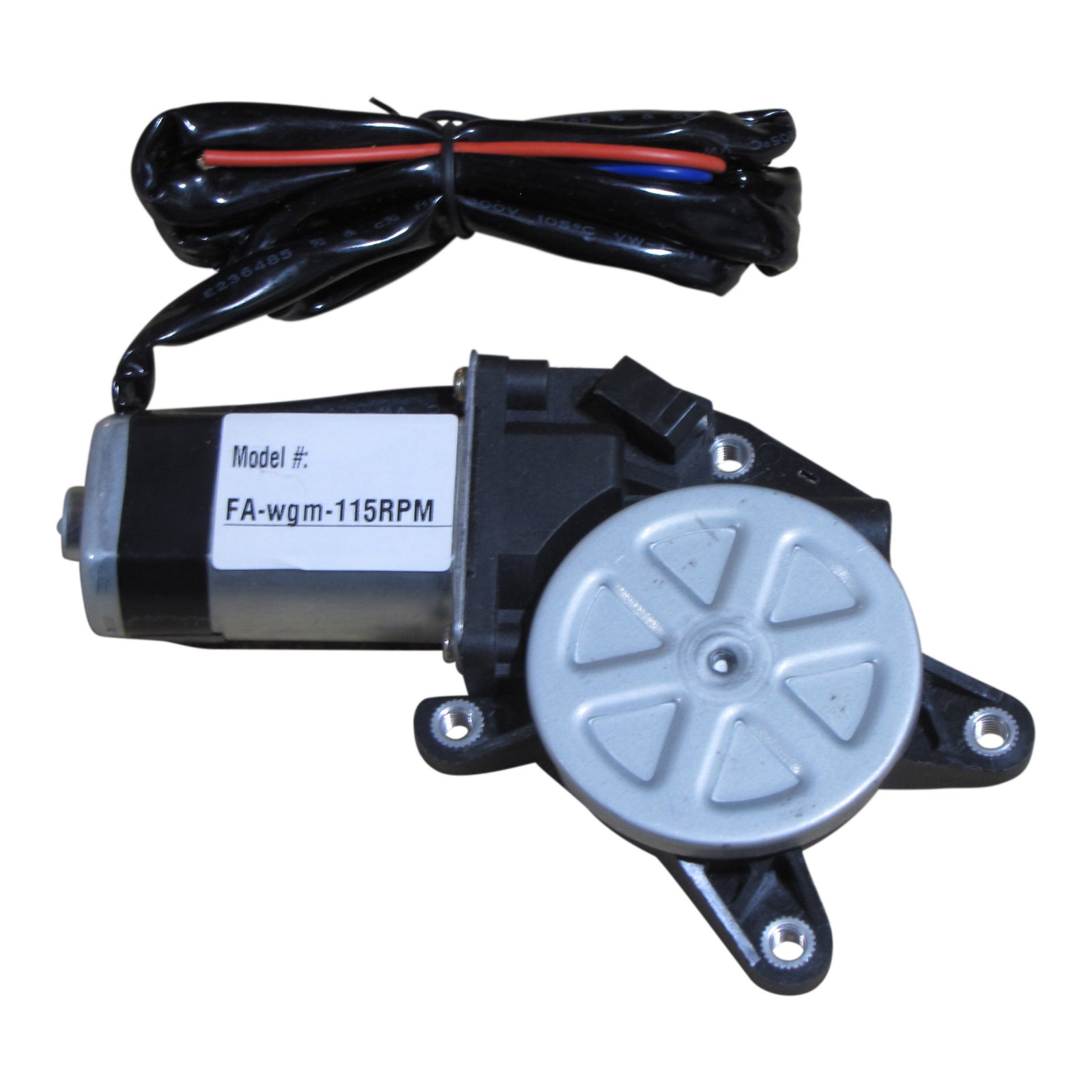 Worm Gear Motor, Rotary Actuator bottom view